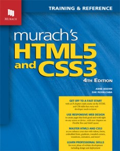 HTML5 Programming Book | CSS3 Programming Book | Murach Books