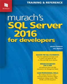SQL Server Programming Book for College Instructors | Murach Books